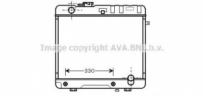 AVA QUALITY COOLING ms2333 -  Радиатор, охлаждение двигателя